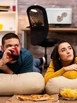 Fibra óptica con televisión Zapping